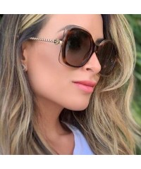 Square Classic Designer Style Square 100% UV Blocking protection Sunglasses For Women - CJ1985HTOCK $18.72