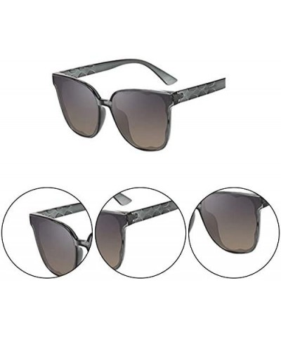 Oval Wamsan Women's Sunglasses Polarized Glasses Vintage Sun Glasses for Men Women Driving Eyes Protection - Style4 - CH18RLX...
