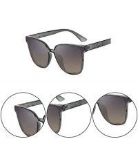 Oval Wamsan Women's Sunglasses Polarized Glasses Vintage Sun Glasses for Men Women Driving Eyes Protection - Style4 - CH18RLX...