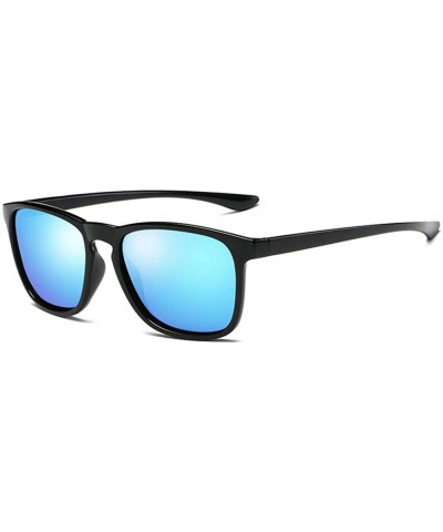 Aviator Mens Polarized Sunglasses Fashion Sun Glasses Male Driving Blue Multi - Blue - C218XE0IO56 $18.68