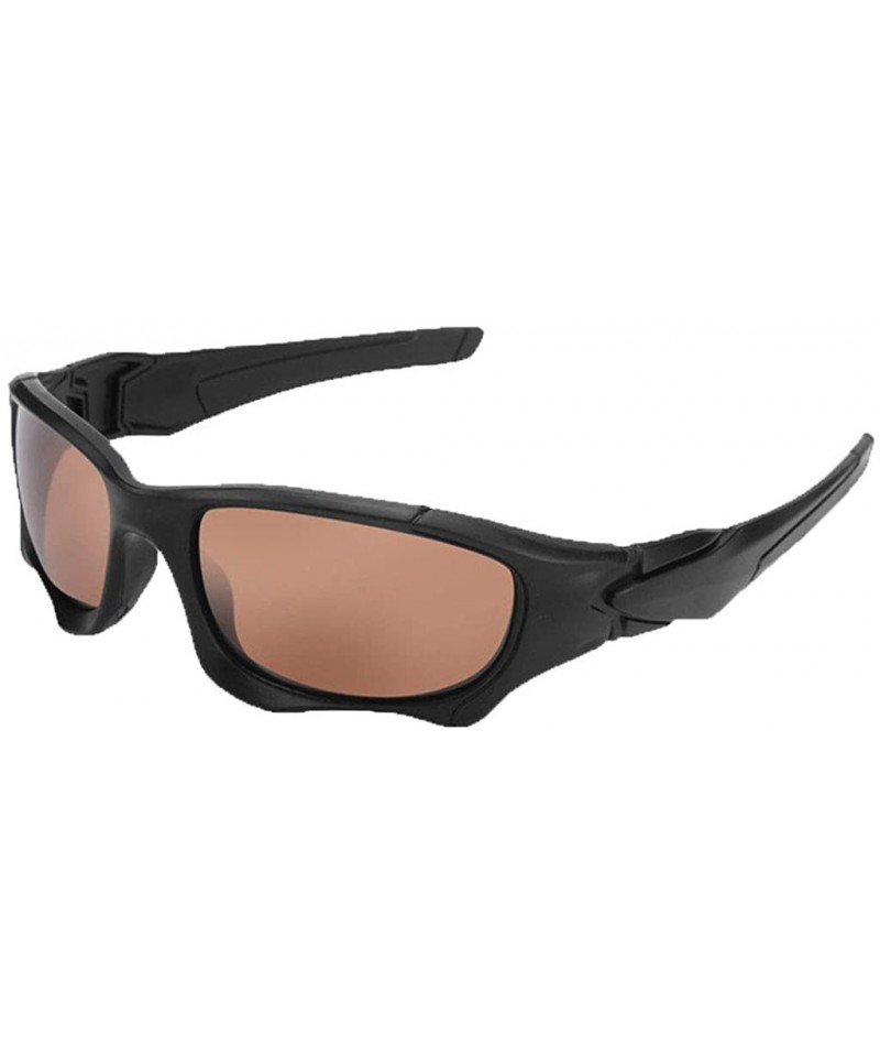 Oversized Polarized Sunglasses Lightweight Frame UV400 Lens Glasses- Goggle - E - C31903XYSQ0 $9.60