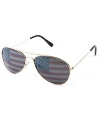 Wayfarer Usa Sunglasses American Flag Glasses July 4 Accessories UV400 Protected - 3 Pack Aviator - C718TG7S7TE $9.12