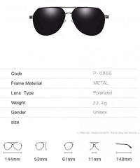 Aviator Sunglasses Male polarizing sunglasses Male driving sunglasses Toad glasses - C - CH18QCAIN0O $23.62