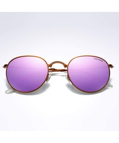 Oversized Unisex Polarized Folding Rimless Sunglasses UV400 Lens Glasses - Purple - CI19038W83Z $12.50