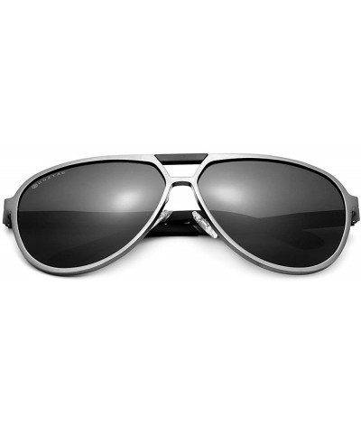 Sport Women/Men Aviator Polarized Aluminum Sunglasses Classic UV400 Lens G9820 - CH1824O3DA8 $14.54
