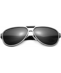 Sport Women/Men Aviator Polarized Aluminum Sunglasses Classic UV400 Lens G9820 - CH1824O3DA8 $14.54