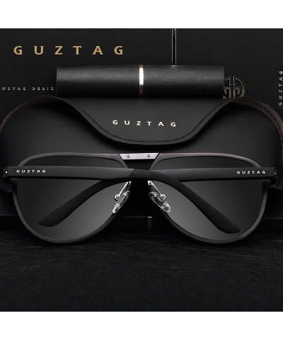 Sport Women/Men Aviator Polarized Aluminum Sunglasses Classic UV400 Lens G9820 - CH1824O3DA8 $14.54