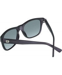 Sport Classic Vintage Classic Polarized Sunglasses For Men And Women 2145 - Matte Transparent Frame Grey Lens - C918EK2XG76 $...