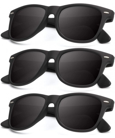 Rectangular Unisex Polarized Retro Classic Trendy Stylish Sunglasses for Men Women Driving Sun glasses 100% UV Blocking - CH1...