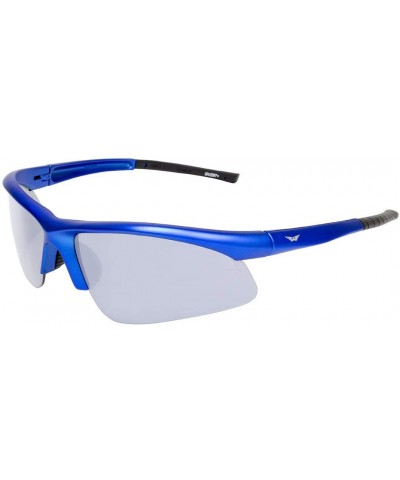 Wrap Eyewear Ambassador - Metallic Blue Frame - C218GOD0SI7 $19.53