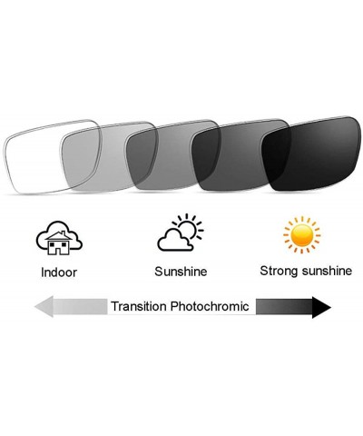 Oval Mens Retro Oval frame BifocalTransition Photochromic Reading Glasses UV400 Sunglasses - Brown - C318K6QYIQK $26.59