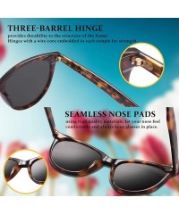 Aviator Polarized Sunglasses Protection Driving Flexible - Cateye Tortoise Frame & Black Lens - C318XXYSMS5 $19.66