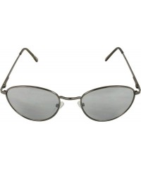 Oval TU9314T Retro Oval Fashion Sunglasses - Smoke - CE11CB13A09 $9.02