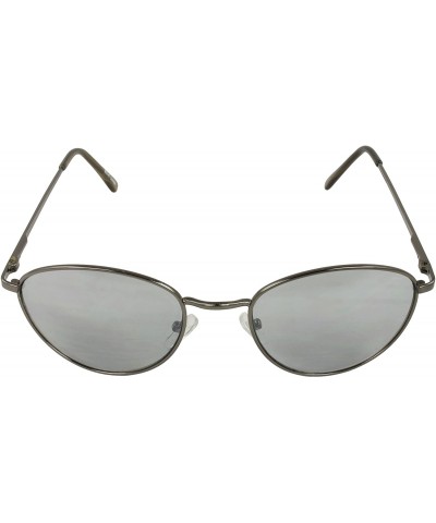 Oval TU9314T Retro Oval Fashion Sunglasses - Smoke - CE11CB13A09 $9.02