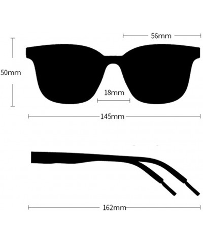 Oversized Sunglasses for Women Oversize Vintage Eyewear for Driving Fishing Sun glasses - Green - CM18SZLX5RK $7.64
