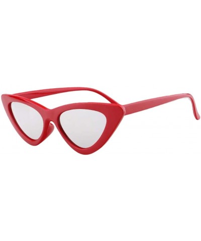Semi-rimless Sunglasses Colorful Protection - K - CH194YTRI6K $16.52