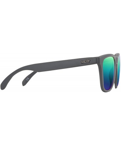 Square Grey Polarized Sunglasses for Men and Women - Flex Frames - 100% UV Protection - The Crux - CQ182LYMSD7 $30.32