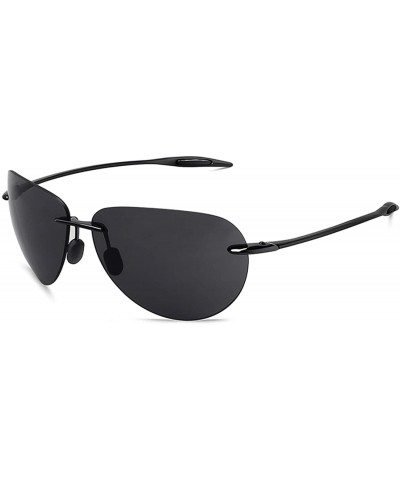 Sport Classic Sports Sunglasses Men Women Male Driving Golf Pilot Rimless Ultralight Frame Sun Glasses UV400 - CS18ZNX297L $4...