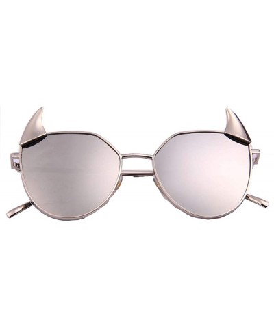 Aviator Unisex sunglasses - fashion personality sunglasses - horn fashion sunglasses - D - C818SGIM2ET $71.71