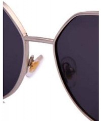 Aviator Unisex sunglasses - fashion personality sunglasses - horn fashion sunglasses - D - C818SGIM2ET $45.89