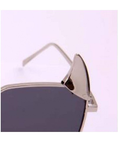 Aviator Unisex sunglasses - fashion personality sunglasses - horn fashion sunglasses - D - C818SGIM2ET $45.89