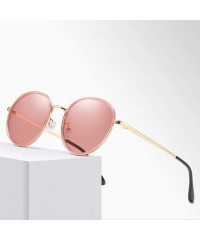 Rimless Oversized Round Sunglasses for Women-UV400 Retro Black Lens Vintage Designer Style for Girls 55mm P201974 - C318RQ74N...