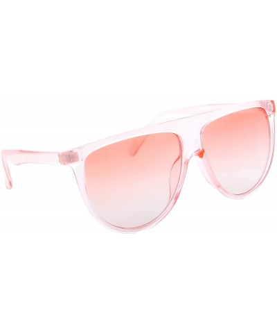 Goggle Oversized Women Sunglasses Modern Inspired Stylish Pink Tinted Lens - CC18RK8L5ZU $9.68