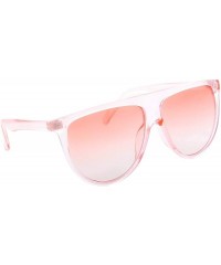 Goggle Oversized Women Sunglasses Modern Inspired Stylish Pink Tinted Lens - CC18RK8L5ZU $9.68