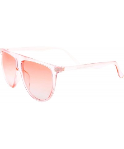 Goggle Oversized Women Sunglasses Modern Inspired Stylish Pink Tinted Lens - CC18RK8L5ZU $9.68