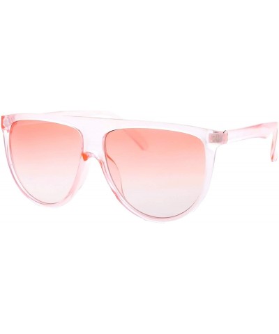 Goggle Oversized Women Sunglasses Modern Inspired Stylish Pink Tinted Lens - CC18RK8L5ZU $9.68