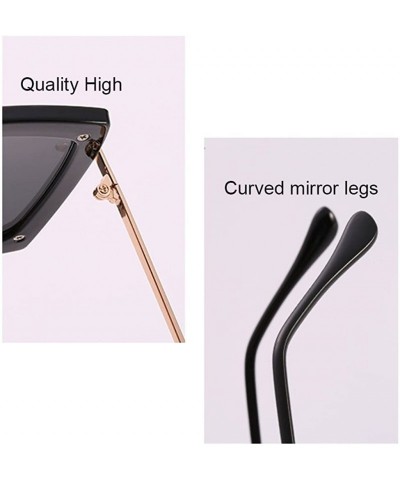 Goggle Metal Inner Sunglasses Retro Transparent Eyewear Goggles UV400 Beach Eyewear - Blue - CK18CGQESG4 $18.95