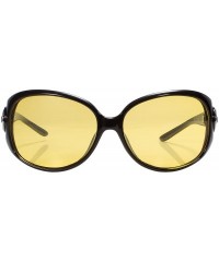 Goggle Headlight Night Vision Driving Glasses Polarized Sunglasses Safety Glasses Rainy Cloudy - Black - CP18CEGMQ0O $19.18