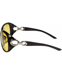 Goggle Headlight Night Vision Driving Glasses Polarized Sunglasses Safety Glasses Rainy Cloudy - Black - CP18CEGMQ0O $19.18