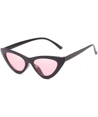 Cat Eye Cat Eye Sunglasses for Women VintageRetro Style Plastic Frame UV 400 Protection - CY18S40HSED $8.42