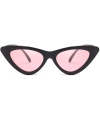 Cat Eye Cat Eye Sunglasses for Women VintageRetro Style Plastic Frame UV 400 Protection - CY18S40HSED $8.42