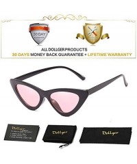 Cat Eye Cat Eye Sunglasses for Women VintageRetro Style Plastic Frame UV 400 Protection - CY18S40HSED $8.42