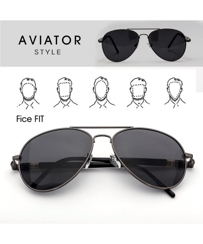 Aviator polarized sunglasses Protection - C318CI8ASTG $11.60