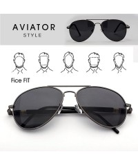 Aviator polarized sunglasses Protection - C318CI8ASTG $11.60