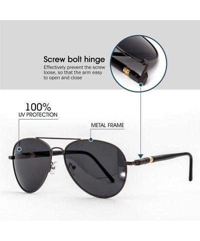 Aviator polarized sunglasses Protection - C318CI8ASTG $11.60