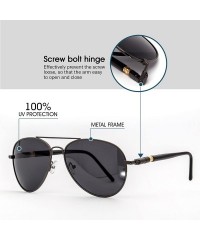 Aviator polarized sunglasses Protection - C318CI8ASTG $11.60