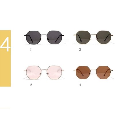 Rectangular polygon sunglasses Luxury Sunglasses Vintage - Black - C6197KQHWS4 $14.83