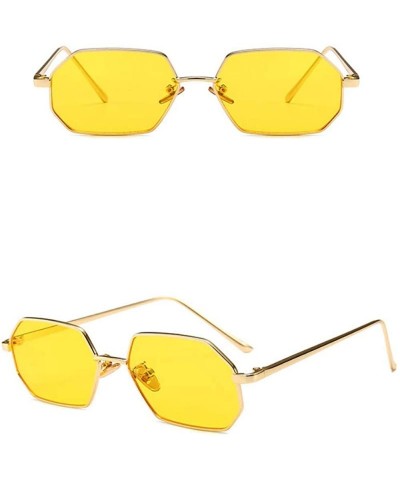 Square Vintage Small Sunglasses Women Ladies Fashion Shade - 5 - CO18RZY8I97 $34.15