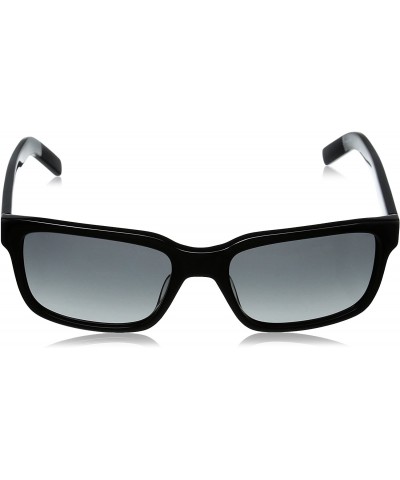 Rectangular Men's Preston Rectangular Sunglasses - Black & Gray Gradient - C9125QFNLG5 $42.88