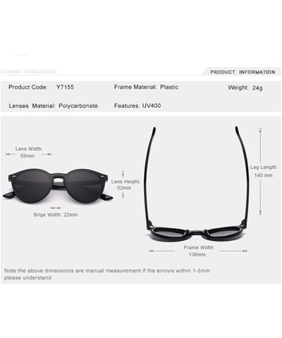 Cat Eye Fashion Cat Eye Sunglasses Women Brand Designer Retro Female Sun Y7155 C1BOX - Y7155 C4box - CN18XGD5QTA $18.68