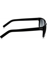 Rectangular Men's Preston Rectangular Sunglasses - Black & Gray Gradient - C9125QFNLG5 $42.88