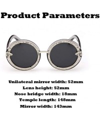 Round Round Polarized Sunglasses for Men Women- SFE Fashion Sports Polarized Sunglasses UV Protection Sunglasses - F - CI190Q...