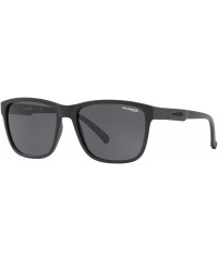 Rectangular Men's An4255 Shoredick Rectangular Sunglasses - Matte Black/Grey - C018O54MAOM $65.63