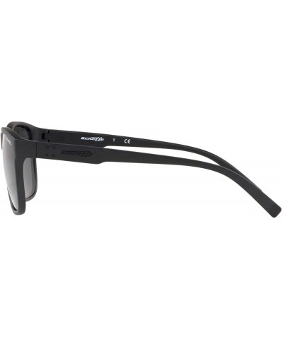 Rectangular Men's An4255 Shoredick Rectangular Sunglasses - Matte Black/Grey - C018O54MAOM $65.63