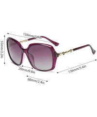 Oversized Oversized Sunglasses for Women Vintage Women Designer Sunglasses UV Protection Polarized Square Sunglasses - CZ18WD...