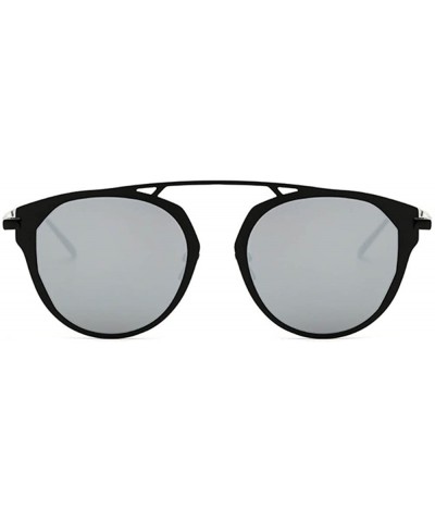 Aviator Women's Metal Fashion Cateye Aviators retro mirror lens Sunglasses - CO188NH4QM4 $8.97